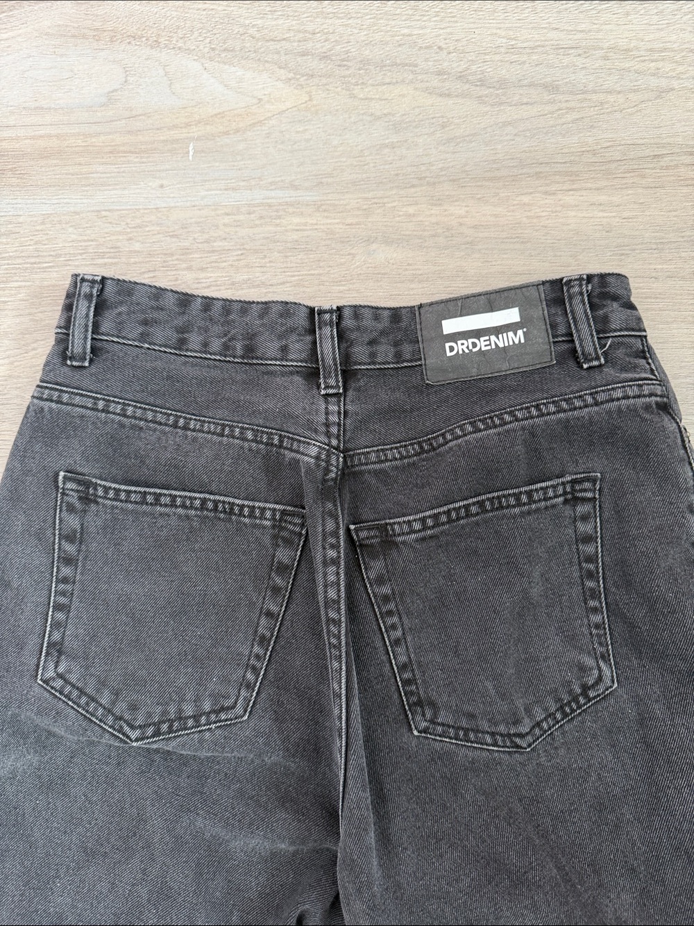 Dr. Denim Washed Black High-Rise Barrell Jeans - Picture 2 of 3
